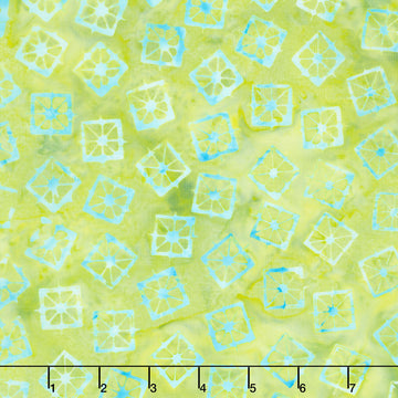 Garden Gate Batiks - Lantern Green Lemongrass Yardage