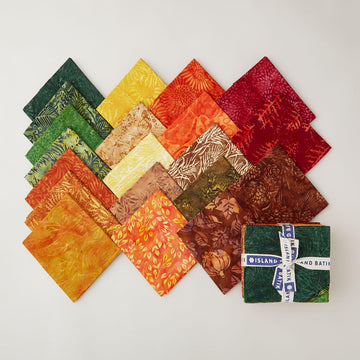 Autumn's Embrace Batiks Fat Quarter Bundle