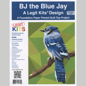 BJ the Blue Jay Quilt Pattern