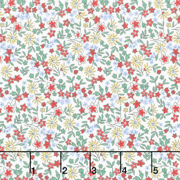 Aunt Grace Goes Bold - Field Flowers Multi Yardage