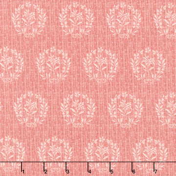 Love Letters - Damask Red Yardage