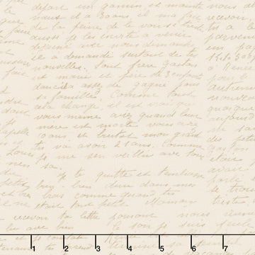 Love Letters - Letters Tan Yardage