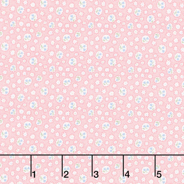 Aunt Grace Rock My Baby - Flower Pink Yardage