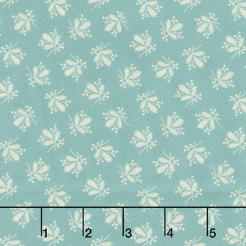 Blue Palisades - Berry Vine Aqua Yardage