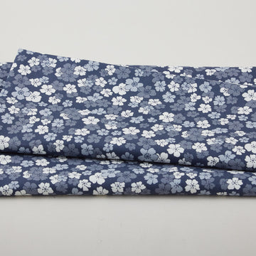Carnaby Street - Flower Petals Navy 2 Yard Cut