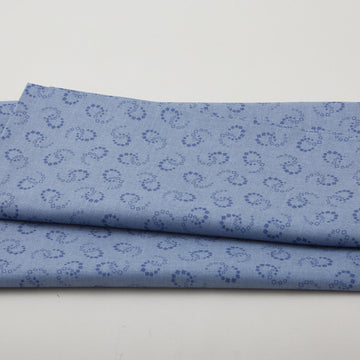 Carnaby Street - Swirls Blue 2 Yard Cut