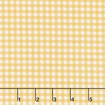French Market - Gingham Yellow Yardage