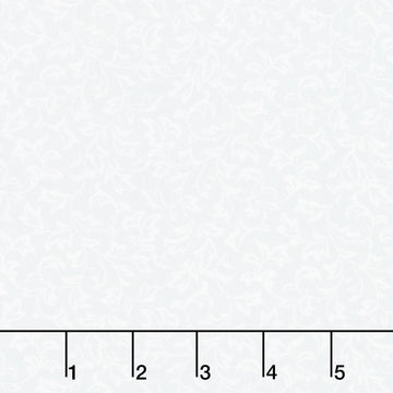 Moonlit Walk - Scrolling Leaf Grey Yardage