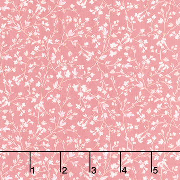 Terrace Blooms - Vines Pink Yardage