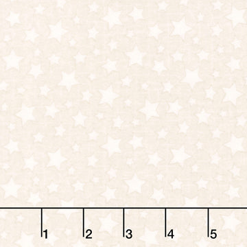 Snowtop Mountain Flannel - Star Cream Yardage