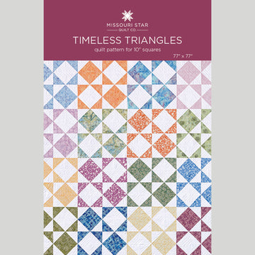 Timeless Triangles Quilt Pattern by Missouri Star