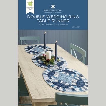 Double Wedding Ring Table Runner Pattern by Missouri Star