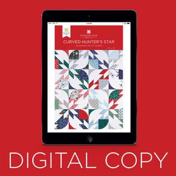 Digital Download - Curved Hunter's Star Quilt Pattern by Missouri Star