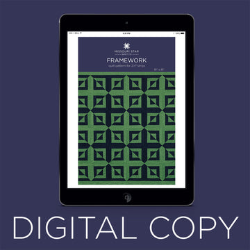 Digital Download - Framework Quilt Pattern by Missouri Star
