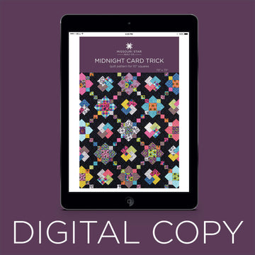 Digital Download - Midnight Card Trick Quilt Pattern by Missouri Star
