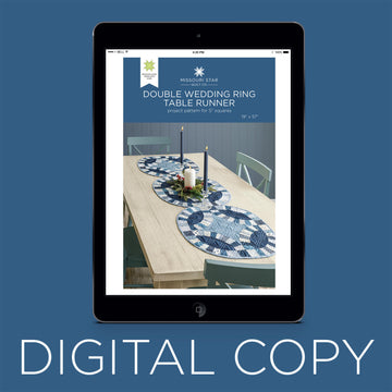 Digital Download - Double Wedding Ring Table Runner Pattern by Missouri Star
