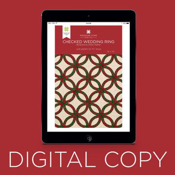Digital Download - Checked Wedding Ring Quilt Pattern by Missouri Star