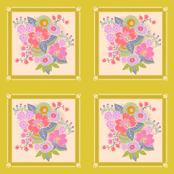 Allegory - Square Dance Tart Panel