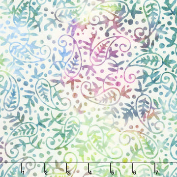 Jasmine Jewels - Vine Ivory Yardage