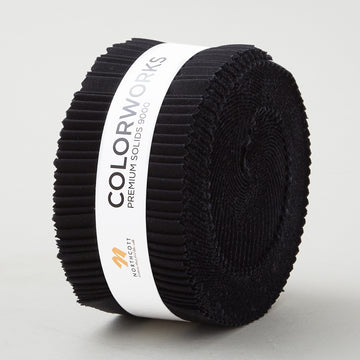 Colorworks Premium Solids Black Strips