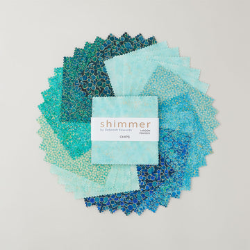 Shimmer - Lagoon & Peacock Metallic Chips