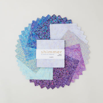 Shimmer - Pansy & Deep Sea Metallic Chips