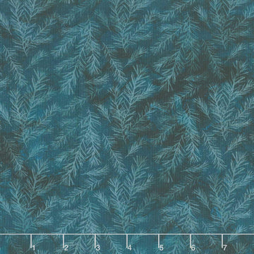 Altitude - Pine Branches Navy Yardage
