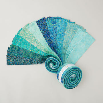 Shimmer - Lagoon & Peacock Metallic Strips