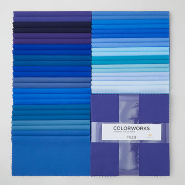 Colorworks Premium Solids Blue Harmony Tiles