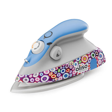 Oliso Kaffe Fassett M3PRO Mini Project Iron with Trivet