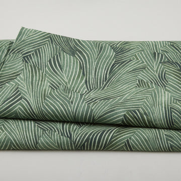 Earth Tone - Tonal Leaves Green 108" Wide 3 Yard Cut