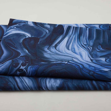 Fluidity Wide II - Fluidity in Motion Navy 108" Wide 3 Yard Cut