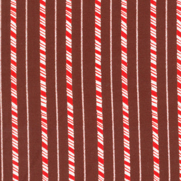 Nutcracker Whimsy - Candy Cane Stripe Red Yardage