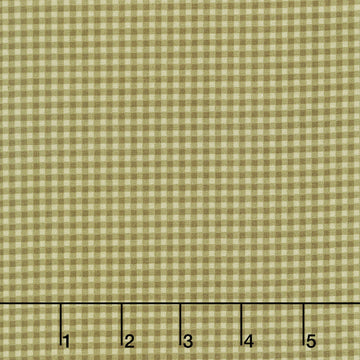 Cider Mill - Harvest Gingham Avocado Yardage
