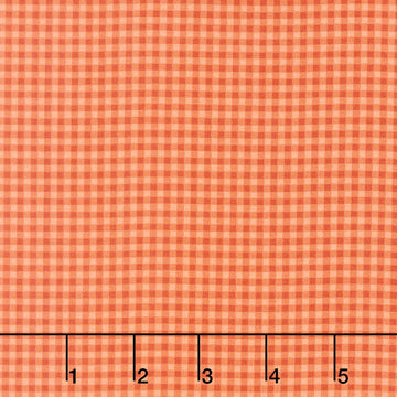 Cider Mill - Harvest Gingham Orange Yardage