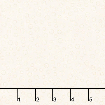 Apple Cider - Circle Dots White Yardage