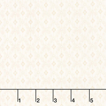 Apple Cider - Diamond Stripe Ecru Yardage