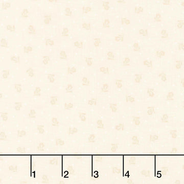 Apple Cider - Tossed Tulips Neutral Yardage