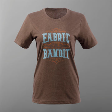 Missouri Star Fabric Bandit T-shirt - Heather Brown - L