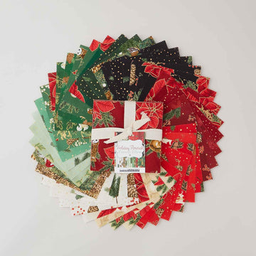 Holiday Flourish - Forest Glen Holiday Colorstory Metallic Charm Pack