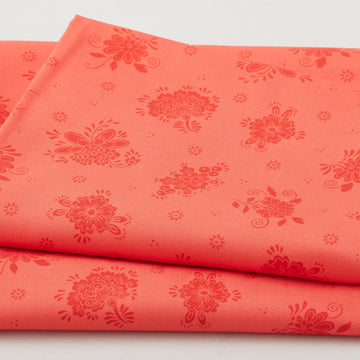 Ruby Fern Favorites - Watermelon Floral 2 Yard Cut