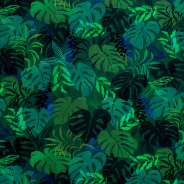 Wide Collection - Leaves Fern 108" Wide Backing