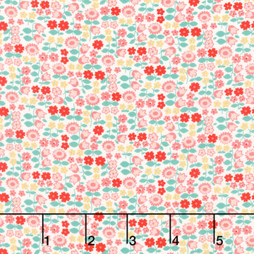 Darlene's Favorites - Mixed Florals Pink Yardage
