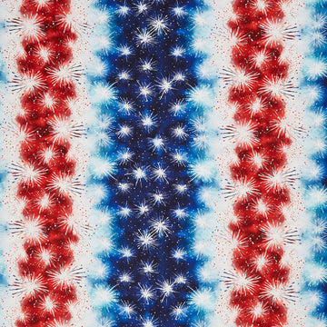 Stars and Stripes - Ombre Stripe, Fireworks Americana Yardage