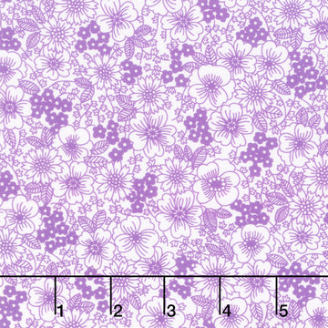 Fabric Market - Packed Florals Pansy Yardage