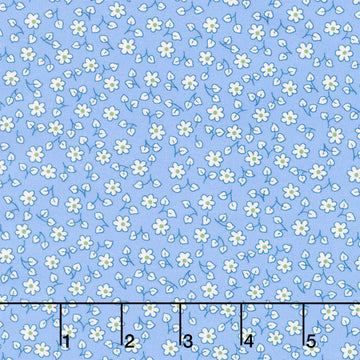 Fabric Market - Ditsy Floral Blue Yonder Yardage