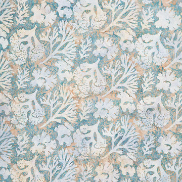 Artisan Batiks - Tranquil Tides Coral Double Tjap Surf Yardage