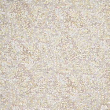 Hello Fall - Leaf Vines Linen Metallic Yardage