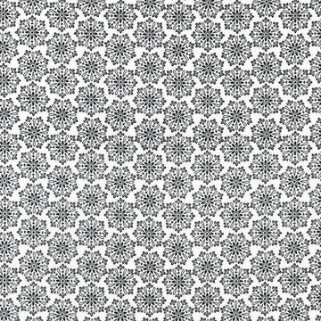 Blackout - Snowflake Snow Yardage