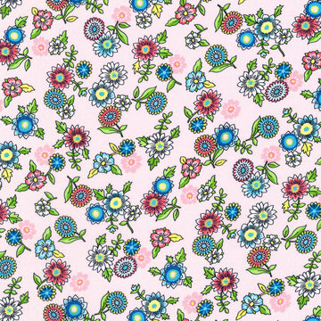London Calling 11 - Floral Pink Yardage